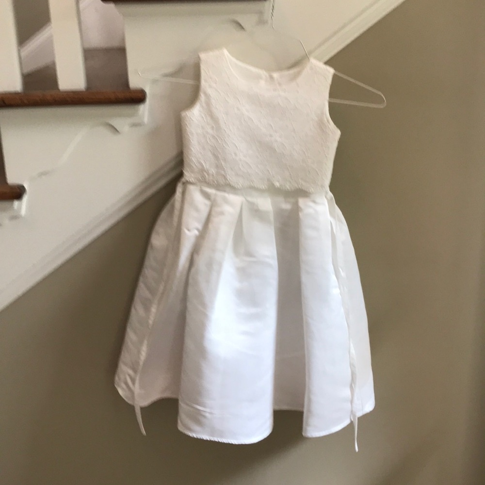 White little girls dress